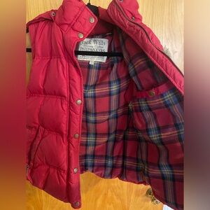 Jack Wills Puffy Red Vest